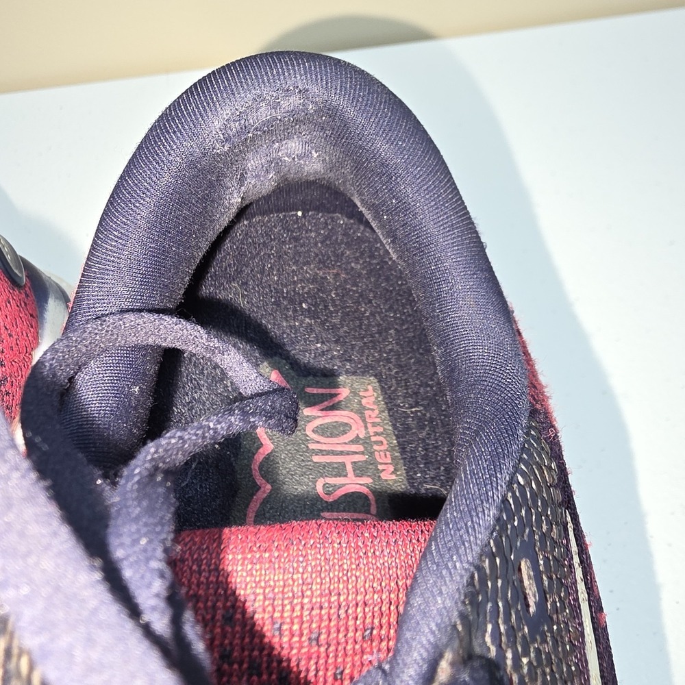 Brooks Ghost 16 Shoes Womens 7.5 Peacoat Raspberry Apricot Road Running‎ Neutral - Picture 6 of 10